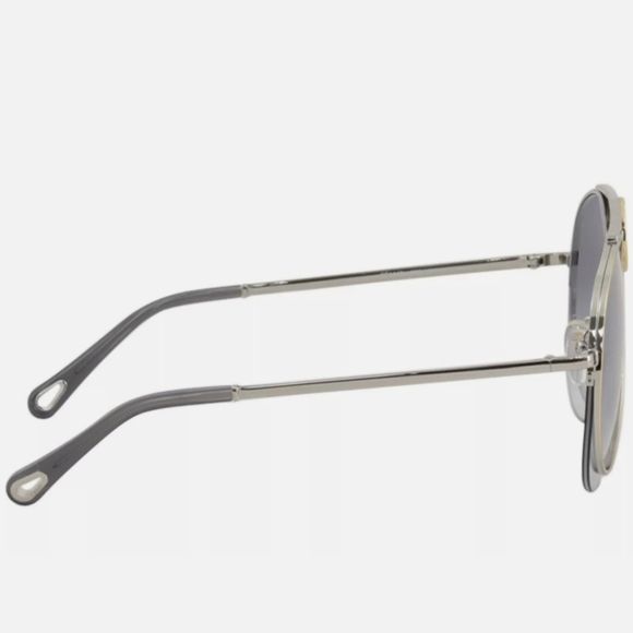 Chloe Semi Rimless Aviator Sunglasses CE144S - Picture 3 of 5